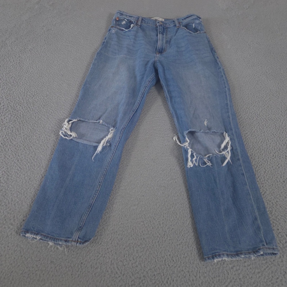 Abercrombie & Fitch Jeans Womens 29/8R The Ankle Straight Ultra High Rise Preppy
